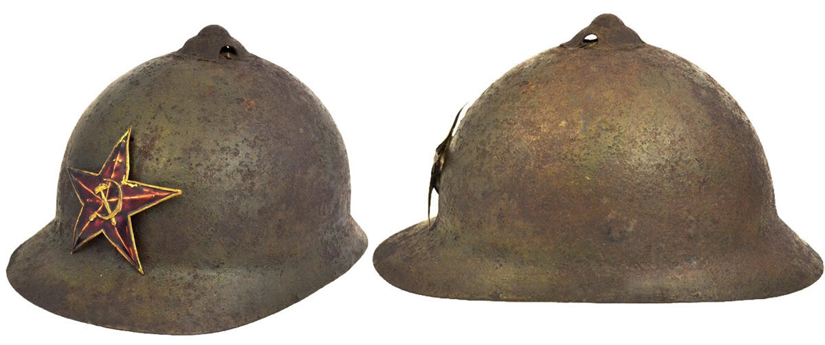 Фото стального шлема Sohlberg M1917-Сольберг